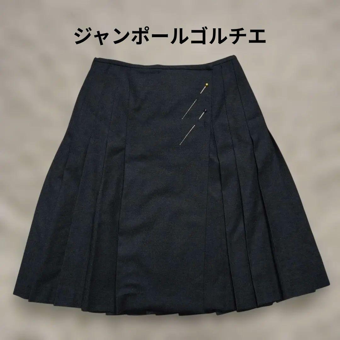 【美品】ジャンポールゴルチエ　プリーツスカート　サイズ38