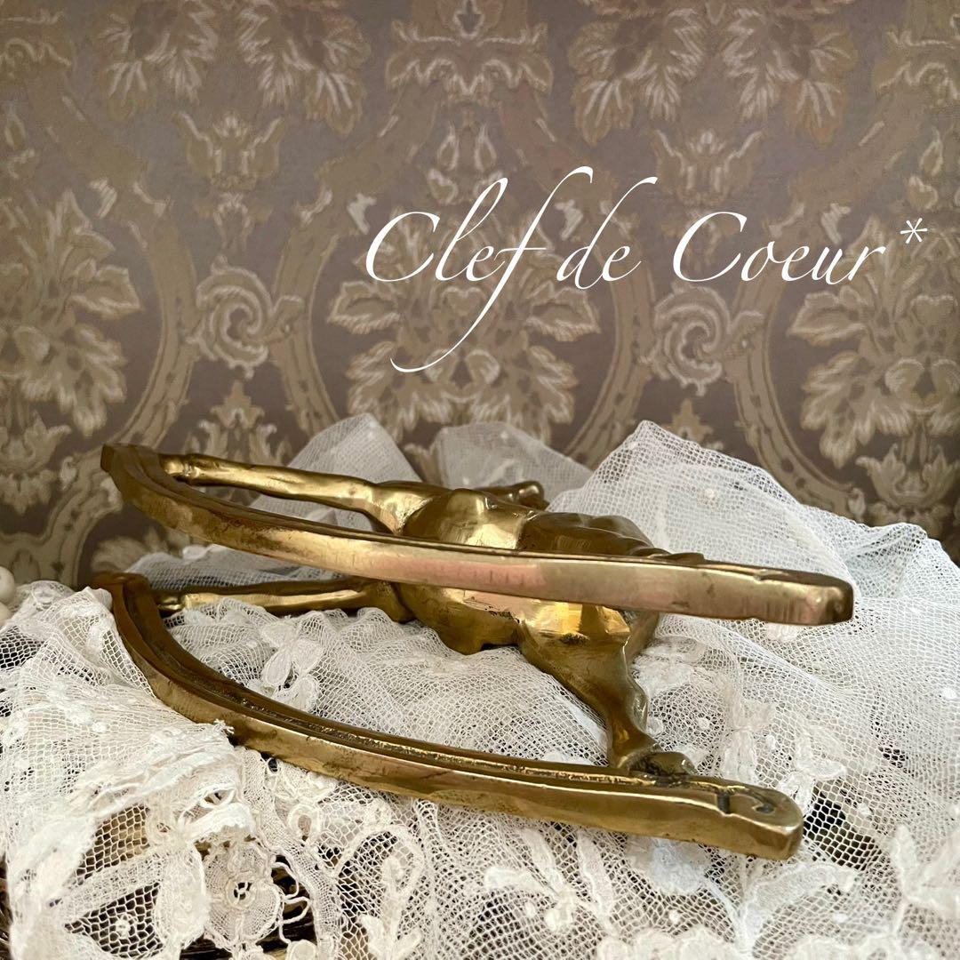 0226A ロッキングホース 木馬 真鍮 アンティーク ヴィンテージ ブロカント