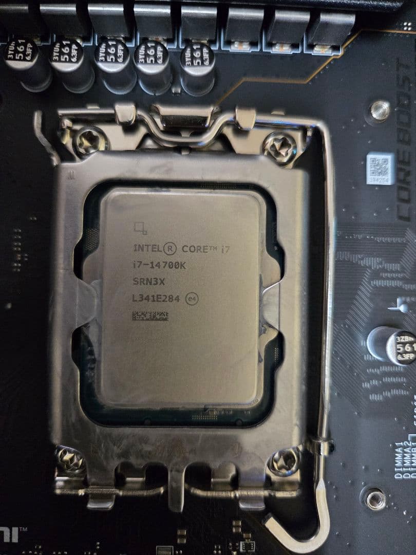 Intel Core i7-14700K msiマザーボードのセット