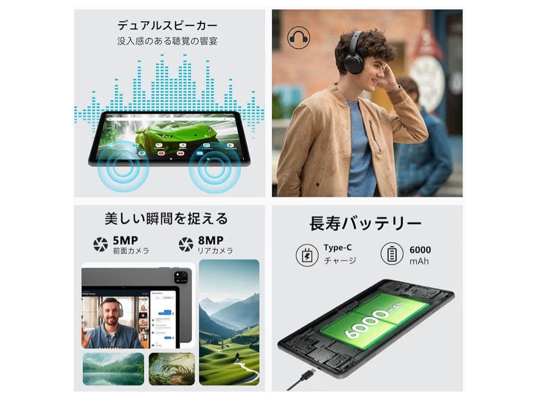 大特価2025年星の輝きA30 10.1㌅Android16タブレットwi-fi