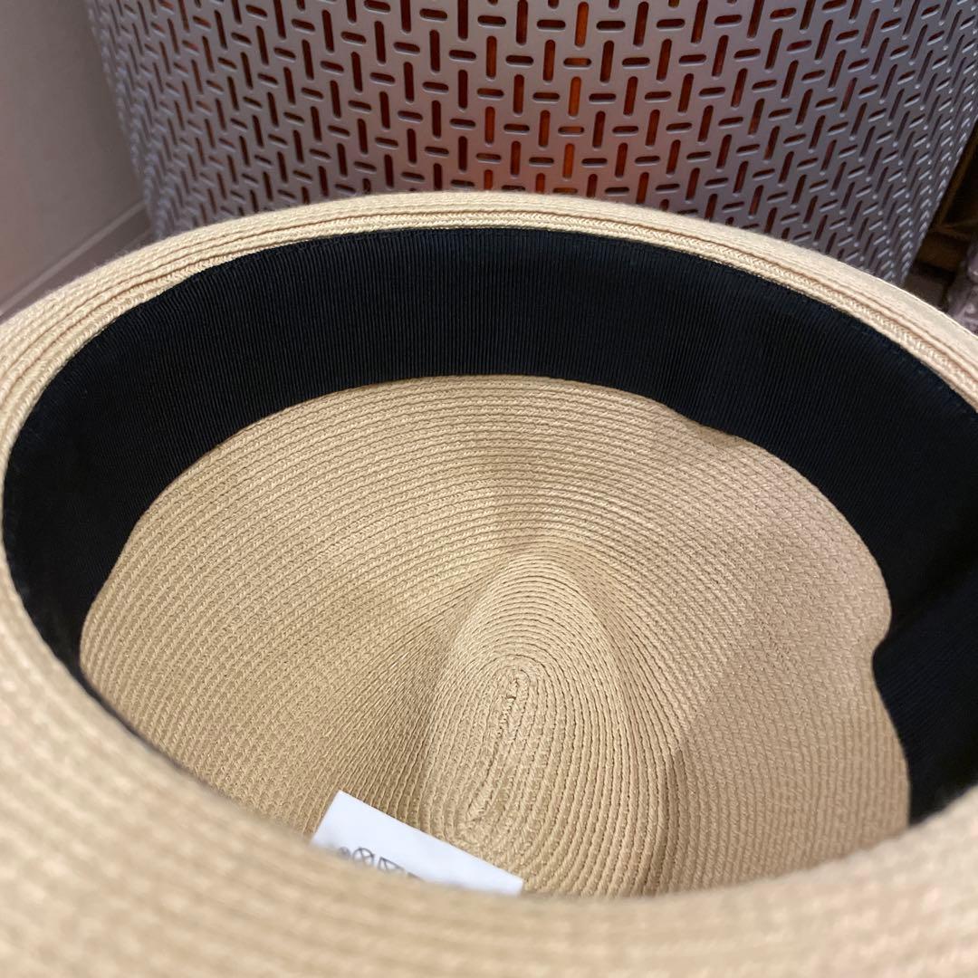 hermes ストローハット　57