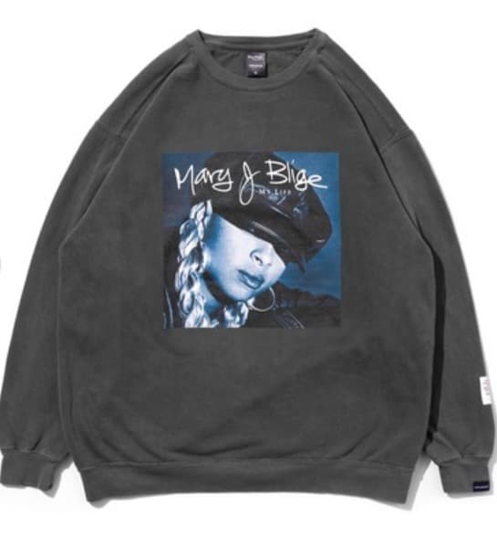 APPLEBUMコラボMARY J. BLIGE クルースウェット XL 完売品