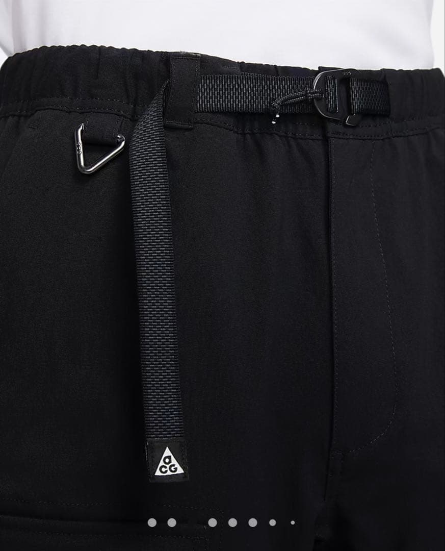 【新品】NIKE ACG コンバーチブル カーゴパンツ M ブラック 2WAY