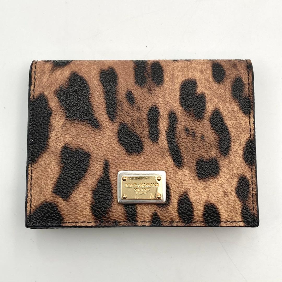 Happy shop✨ドルチェ&ガッバーナ カードケース 名刺 レオパード