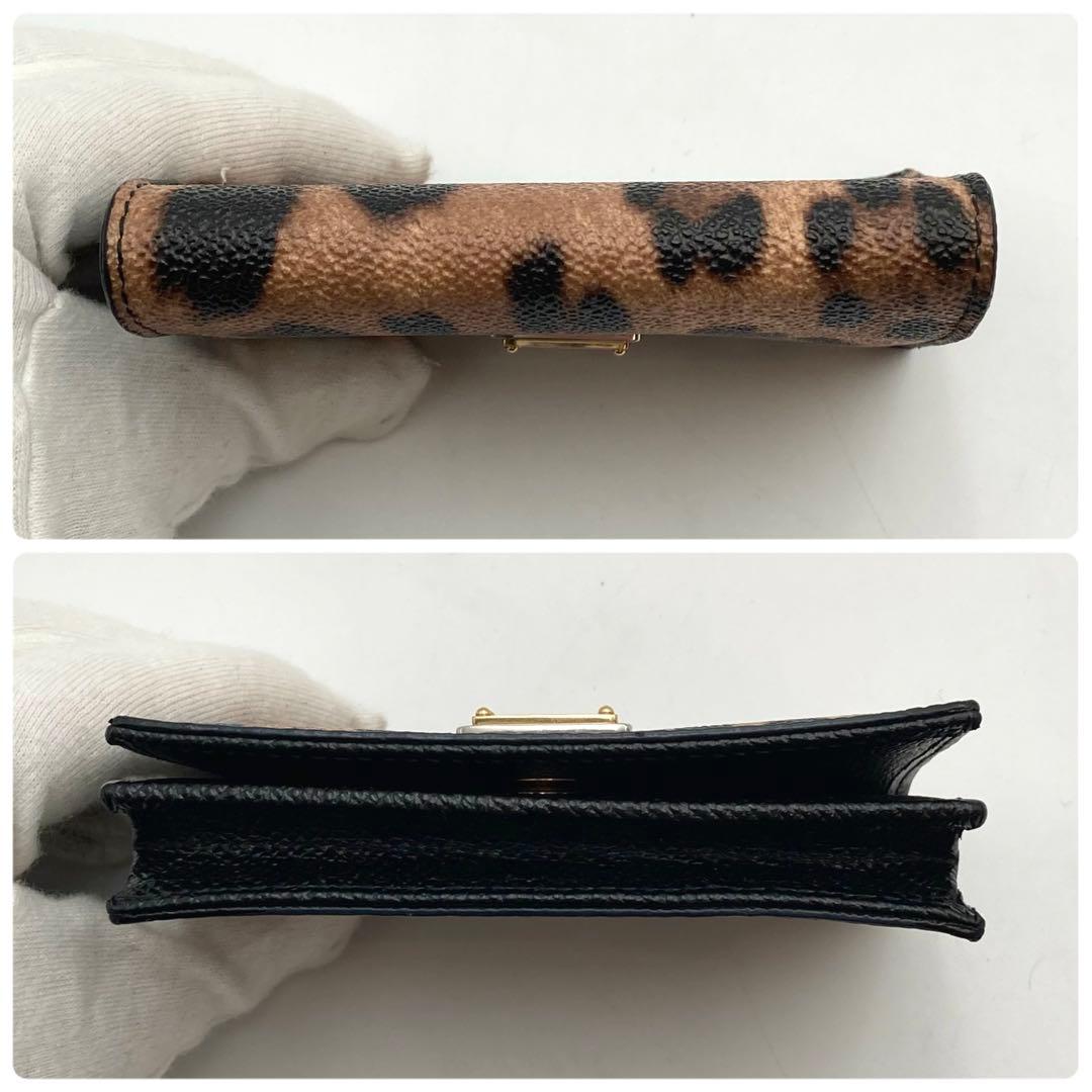 Happy shop✨ドルチェ&ガッバーナ カードケース 名刺 レオパード