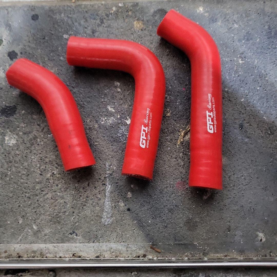 RZ250 350 アルミ ラジエーター　ホース付き