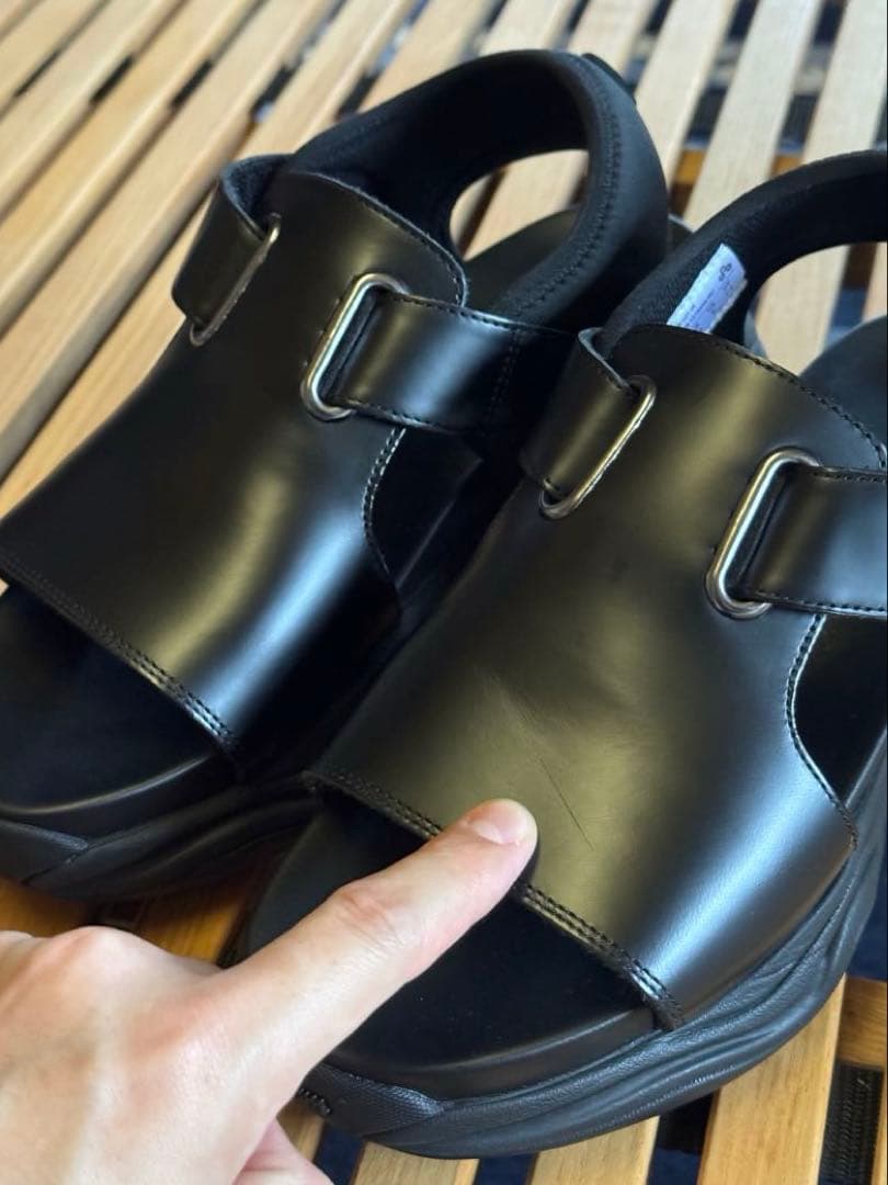 OAO オーエーオー MONOLITH レザーサンダル 26cm最安値