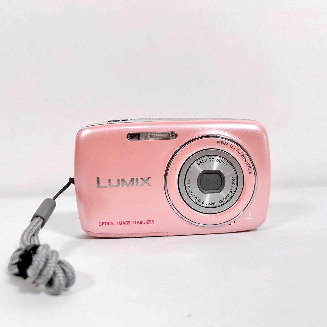 【動作品】Panasonic パナソニック　LUMIX DMC-S1 ピンク