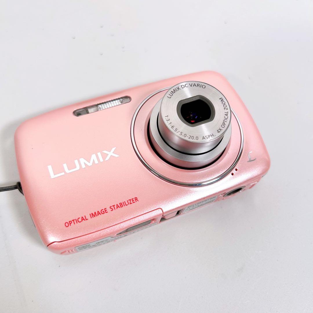【動作品】Panasonic パナソニック　LUMIX DMC-S1 ピンク