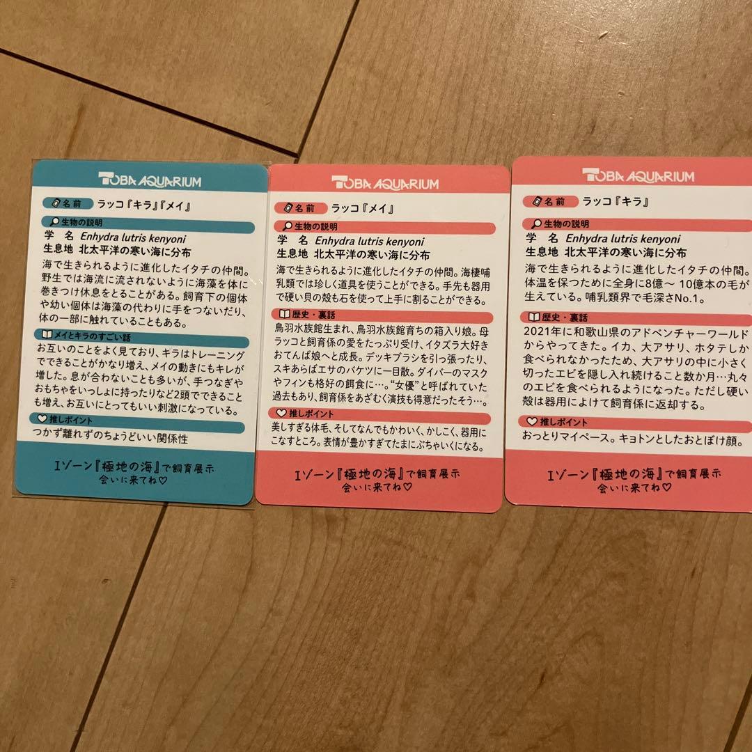 鳥羽水族館コレクションカード　キラメイ