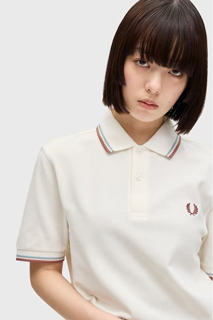 FRED PERRY M3600 白ポロシャツMサイズユニセックス