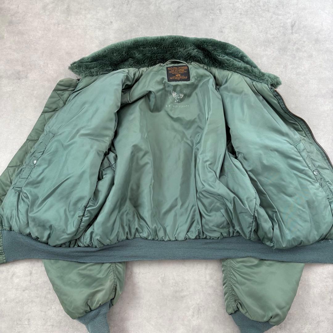 ALPHA INDUSTRIES フライトジャケット Ｂ-15D USA製XL