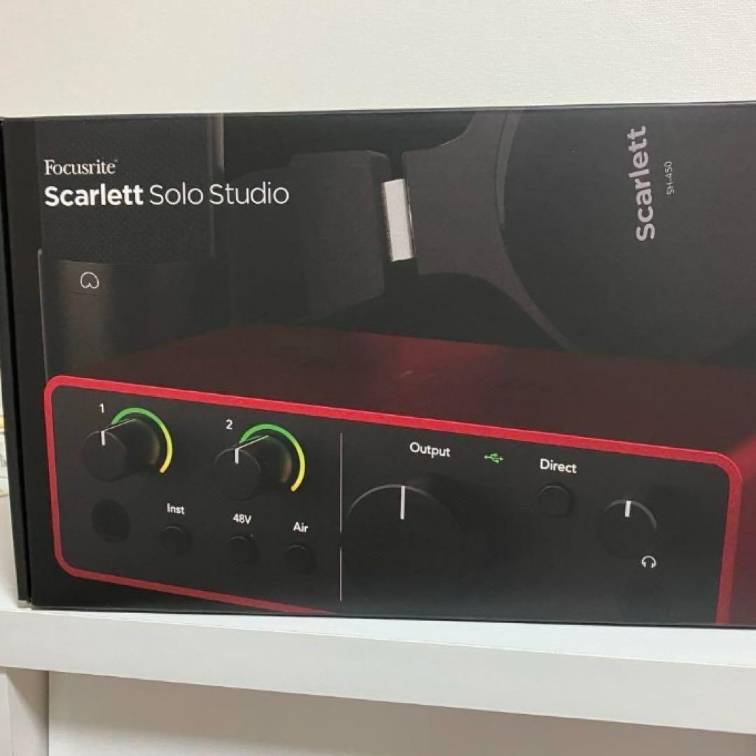 DTM・DAW Focusrite Scarlett Solo Studio gen4