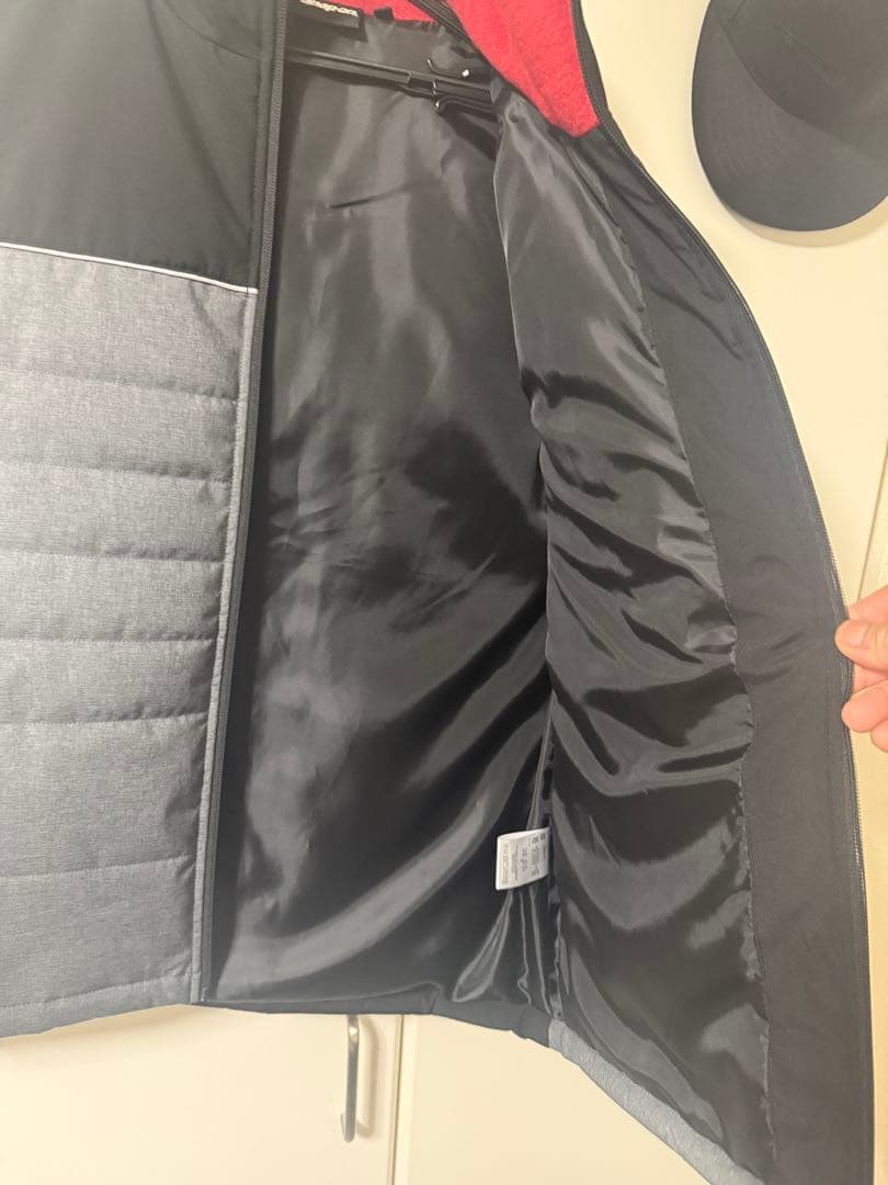 限定品　Snap-on ジップアップベスト スナップオン 黒/グレー　Mサイズ