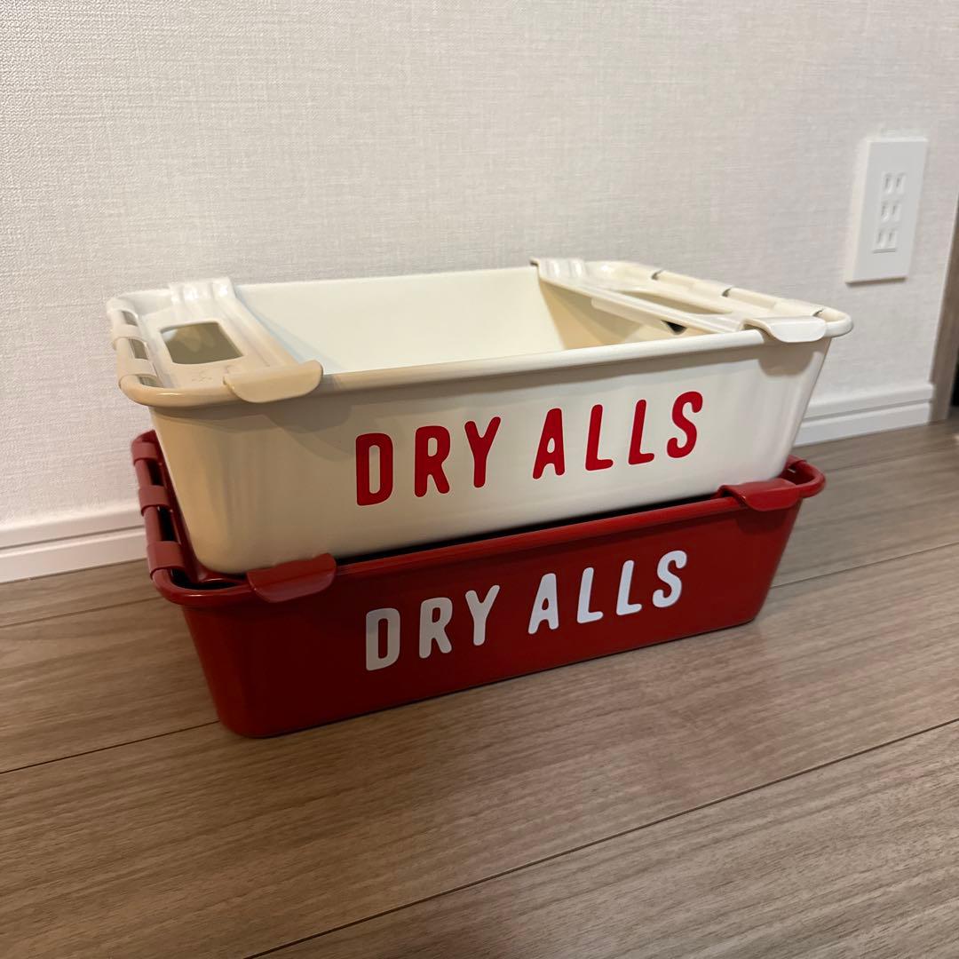 家具・インテリア HUMAN MADE STACKING BOX white red set