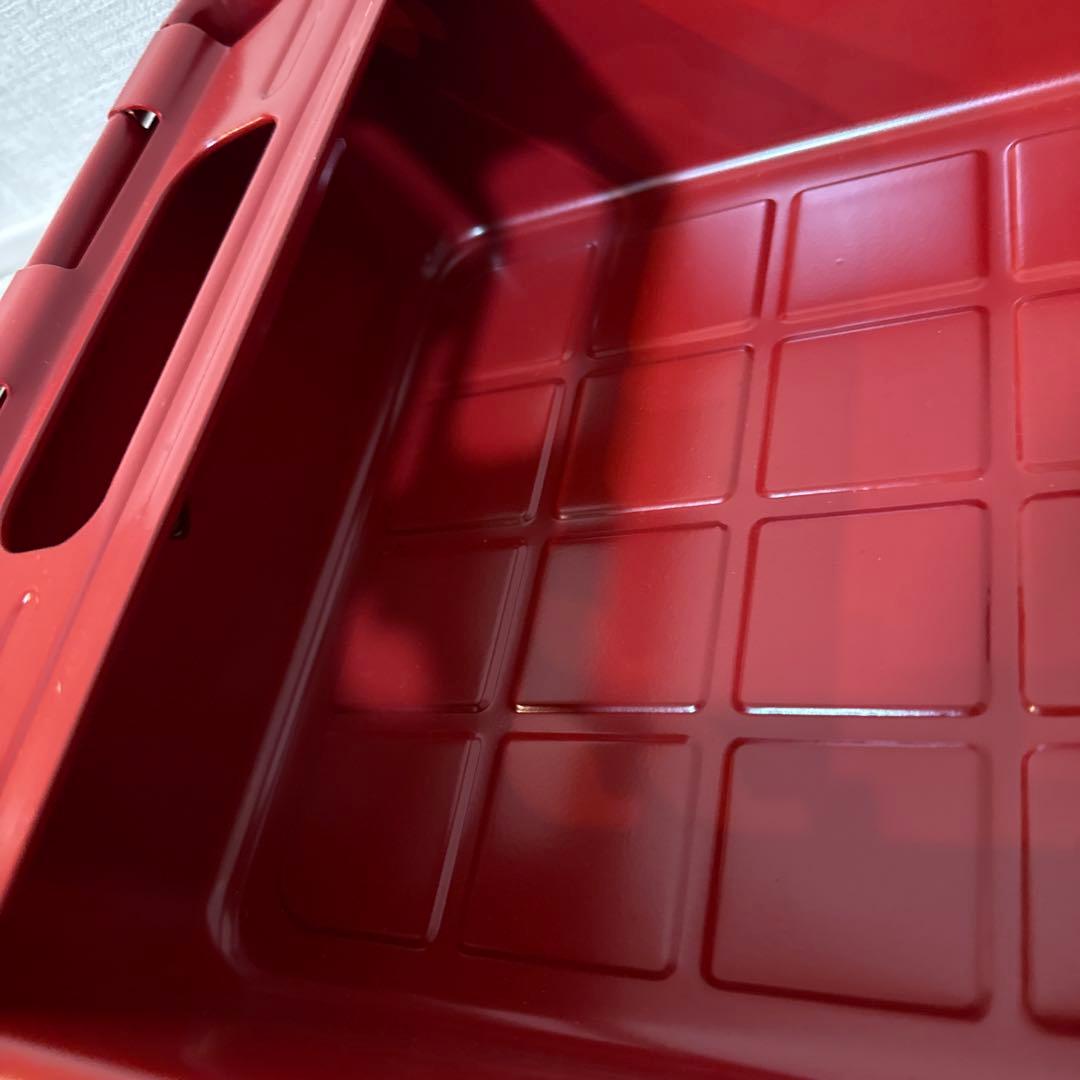 家具・インテリア HUMAN MADE STACKING BOX white red set