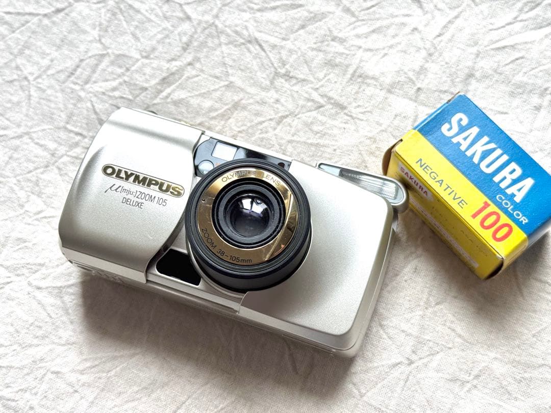 mさん専用⌘完動品！ 作例あり、電池付！ OLYMPUS μ ZOOM 105⌘