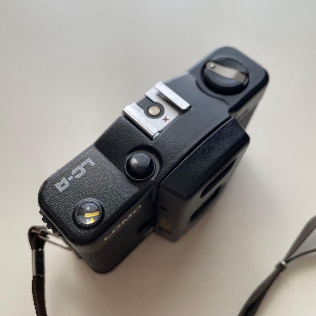 LOMO LC-A専用ケース付 フィルムカメラ 説明書付 フラッシュ セット