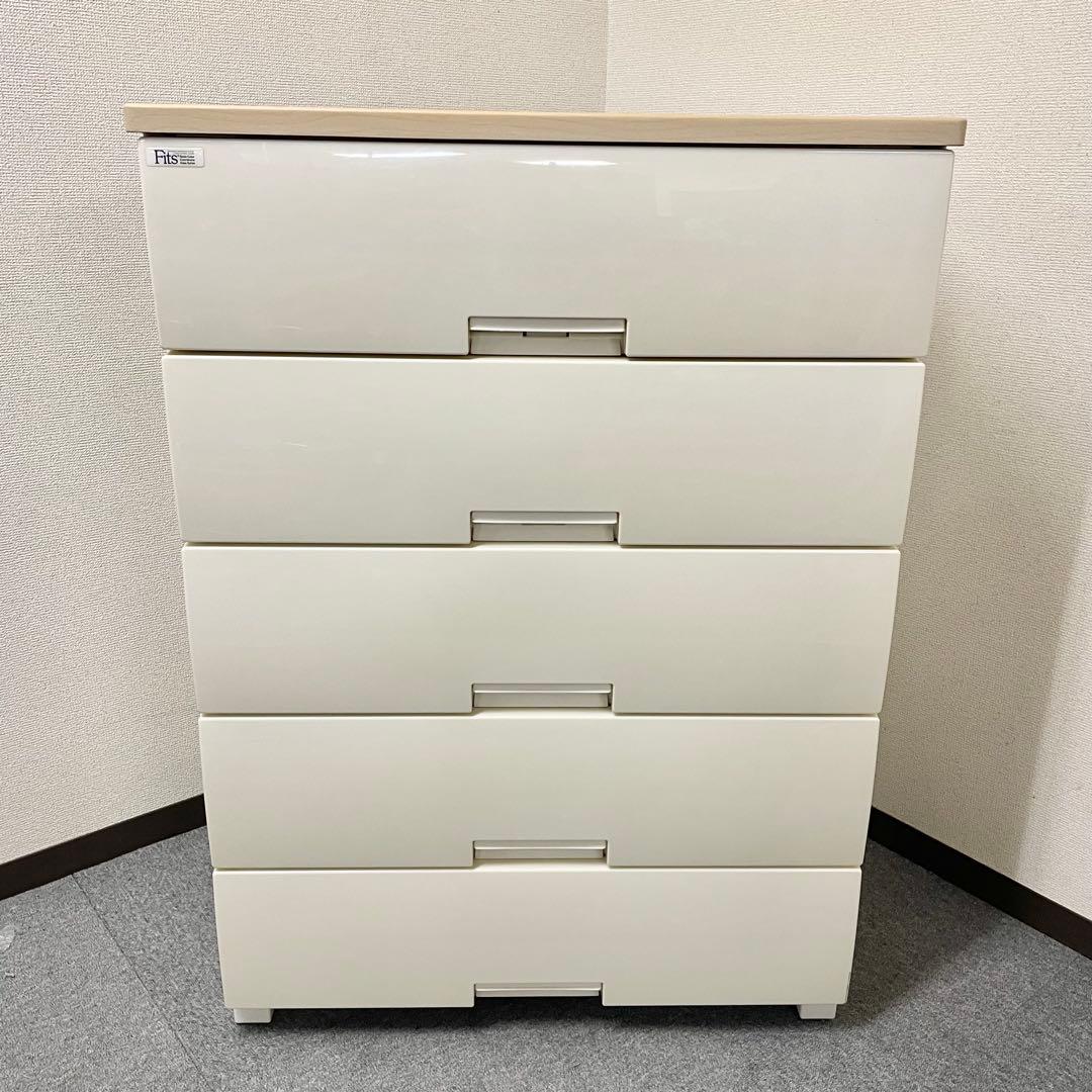 Fits フィッツ 6段 プラスチックチェスト 衣装ケース （女性オーナー）F