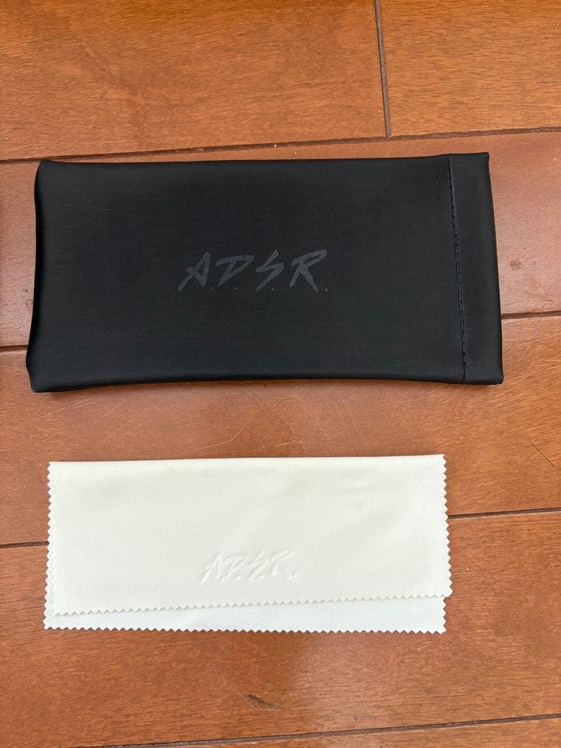 A.D.S.R. BAZ サングラス シルバーフレーム ケース・外箱・クロス付き