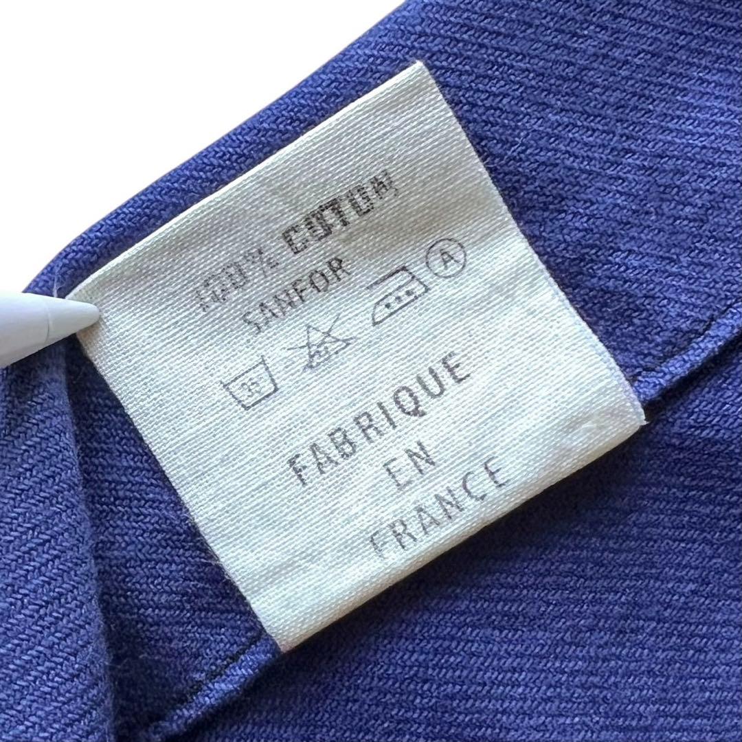 【80s】フランス製ワークジャケット/コットンツイル/ ink blue