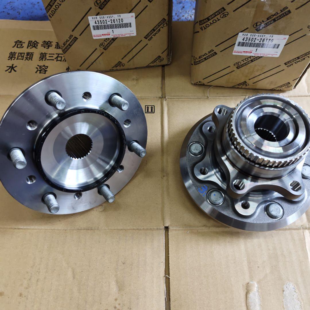 200系ハイエース 4WD用ハブ&ベアリング 2個