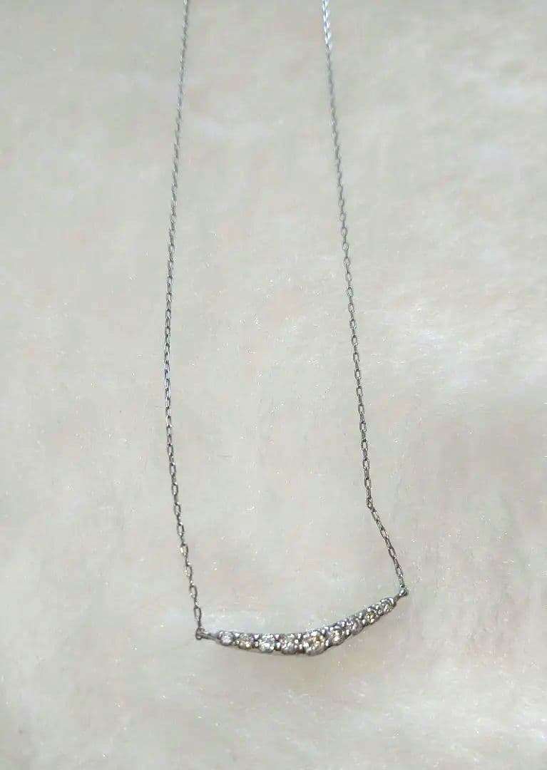 Pt850　ダイヤモンドネックレス