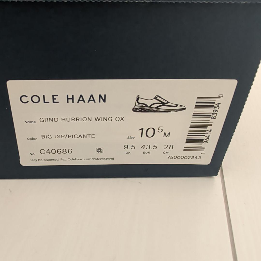 新品未使用 COLE HAAN ウィングチップ 28cm 定価5万円台★当日発送