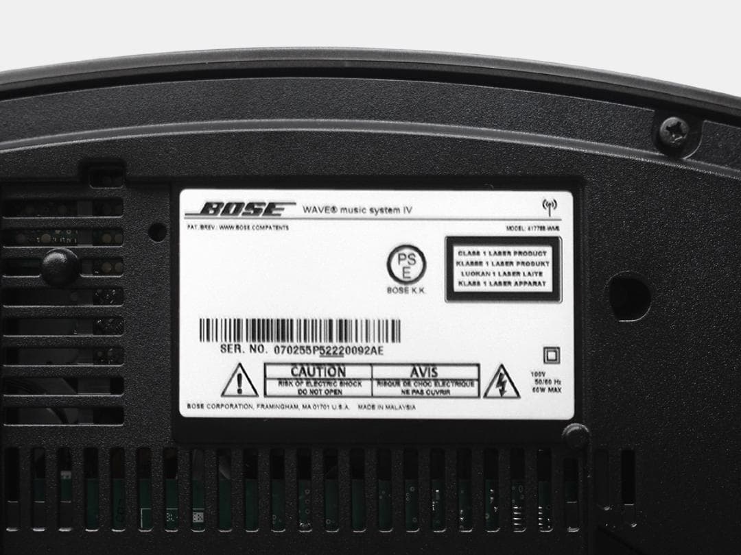 BOSE wave music system Ⅳ エスプレッソブラック 動作品