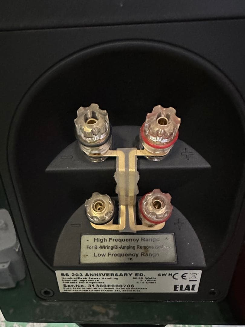 お値下げ‼️ELAC BS 203 ANNIVERSARY ブラック スピーカー
