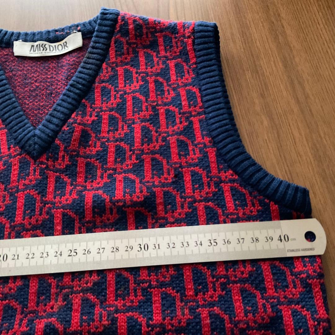 MISS DIOR毛100％ベスト　ビンテージ❣️