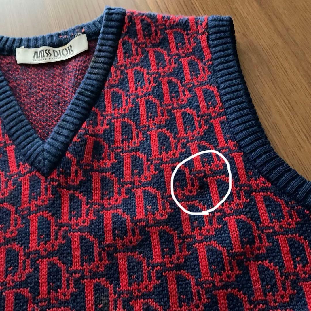 MISS DIOR毛100％ベスト　ビンテージ❣️