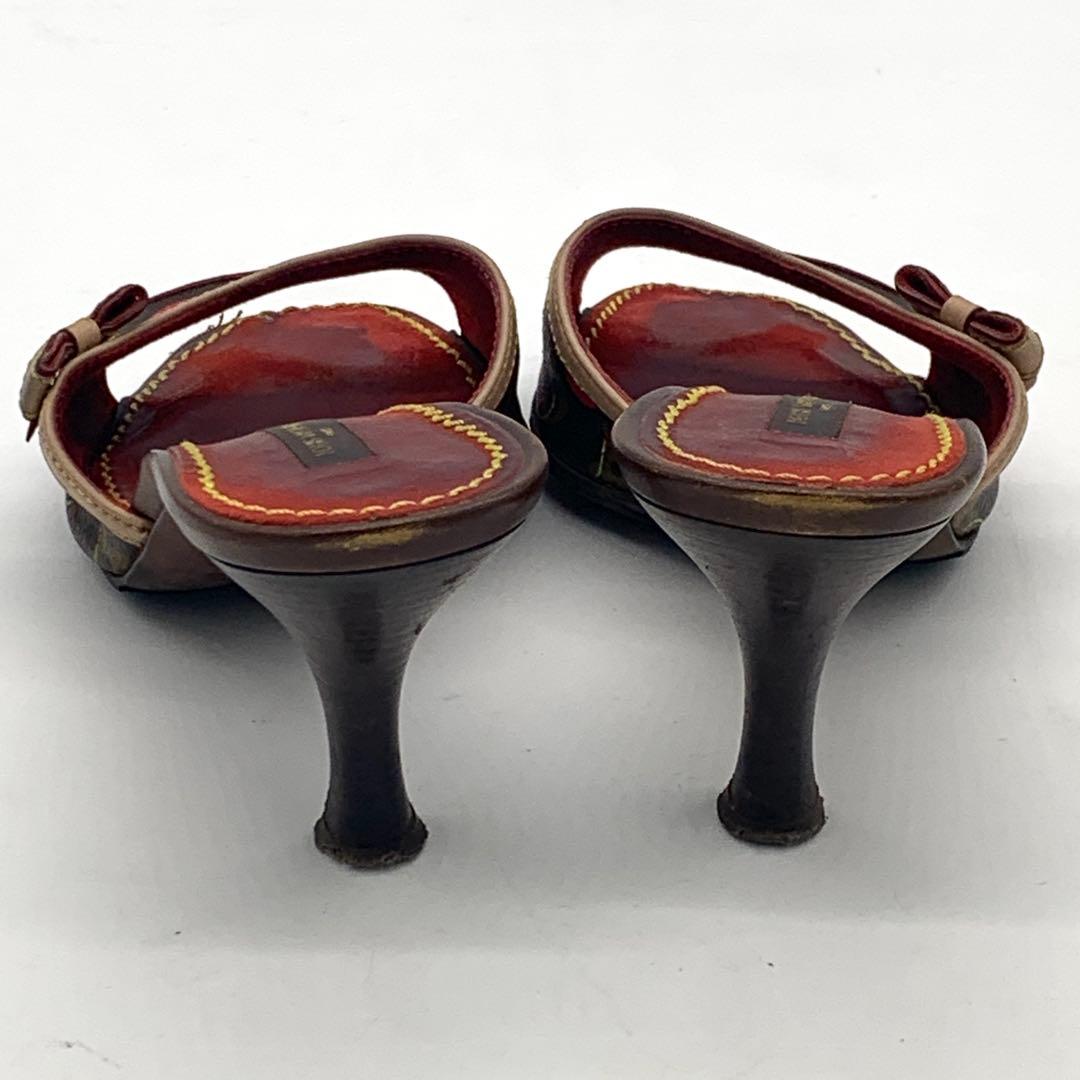 希少　ルイヴィトン　モノグラム　ミュール　チェリー　37（23.5～24.0）