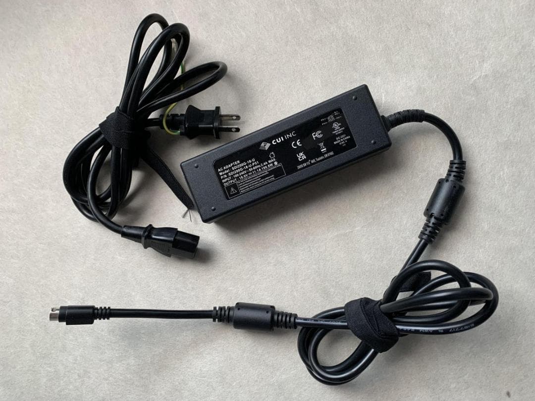 CUI GaN ACアダプター 18V 200W SDI200G-18-U