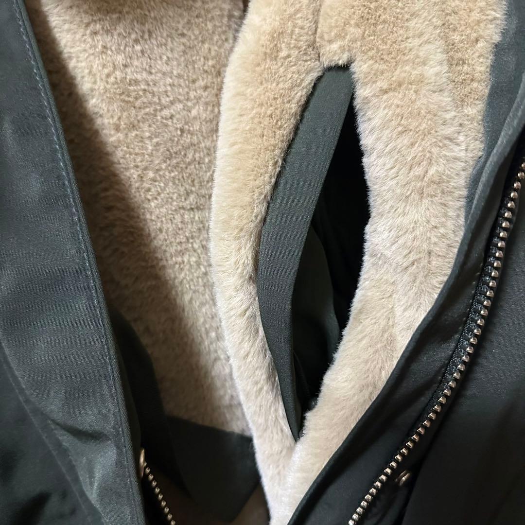 ZARA ファー付きモッズコート