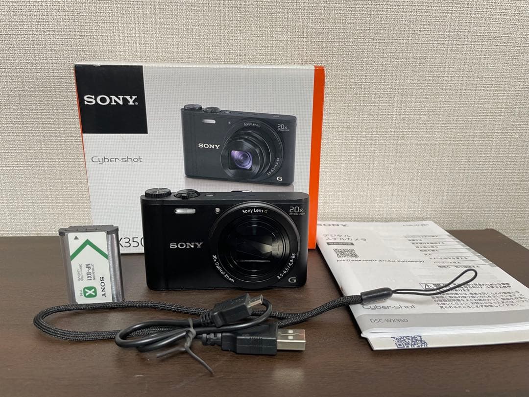 ソニー SONY Cyber-shot DSC-WX350 ブラック ケース付