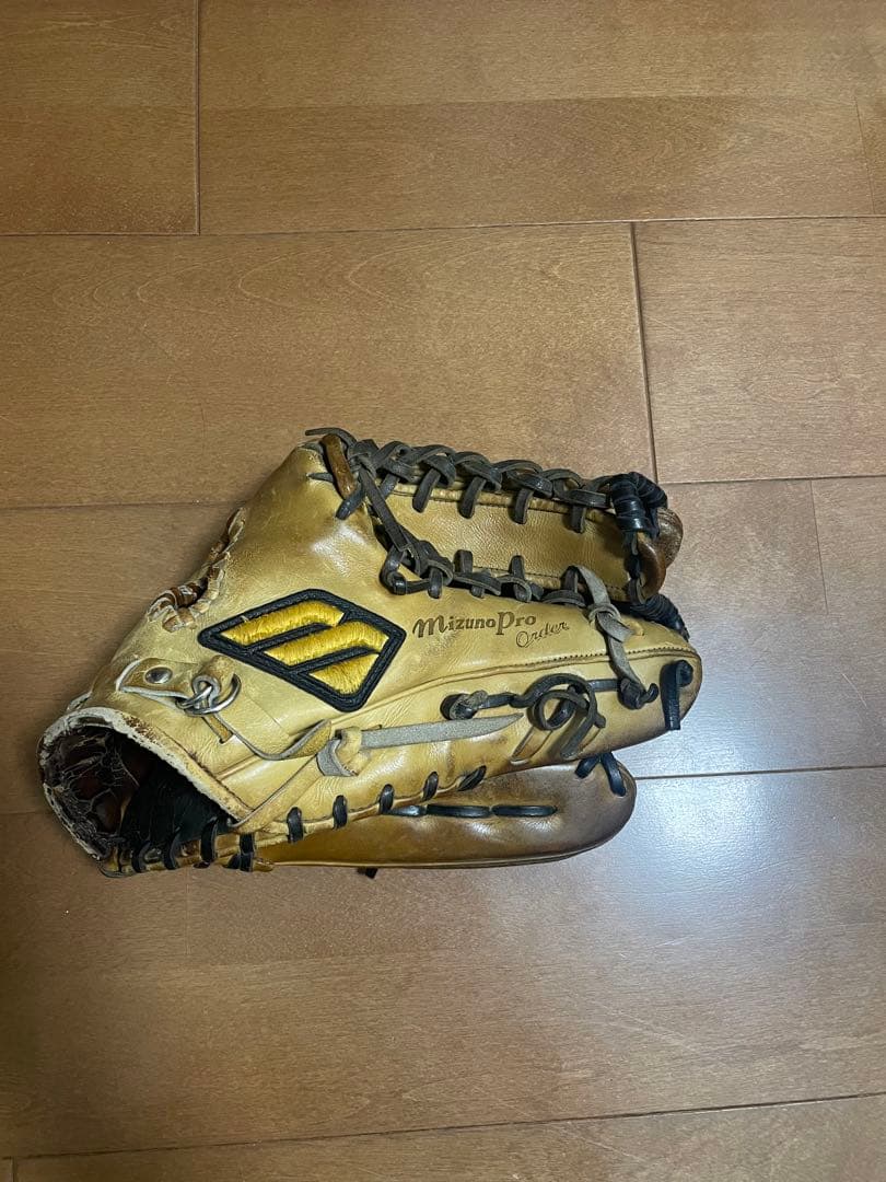 た*ん様 MizunoPro 硬式グローブ ブラウン 専用袋付き