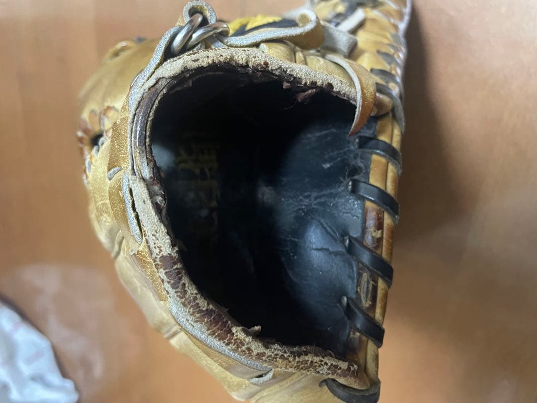 た*ん様 MizunoPro 硬式グローブ ブラウン 専用袋付き