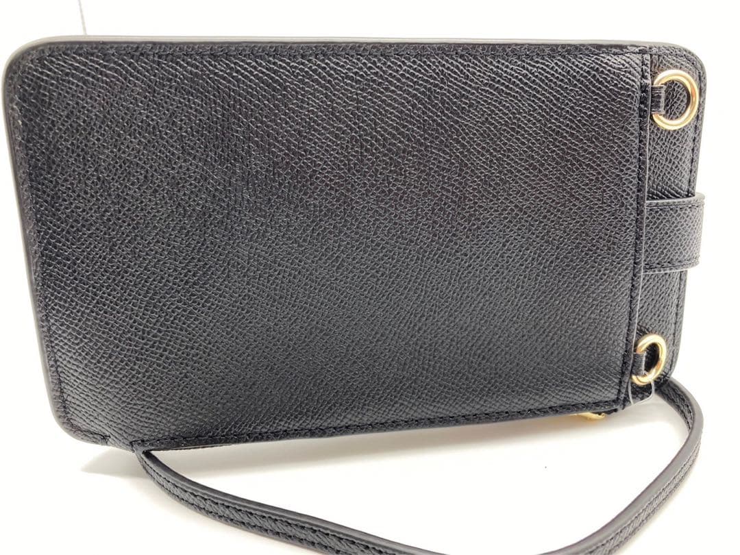 ［レア〕coachコーチ　スマホショルダー　クロスボディ　ブラック