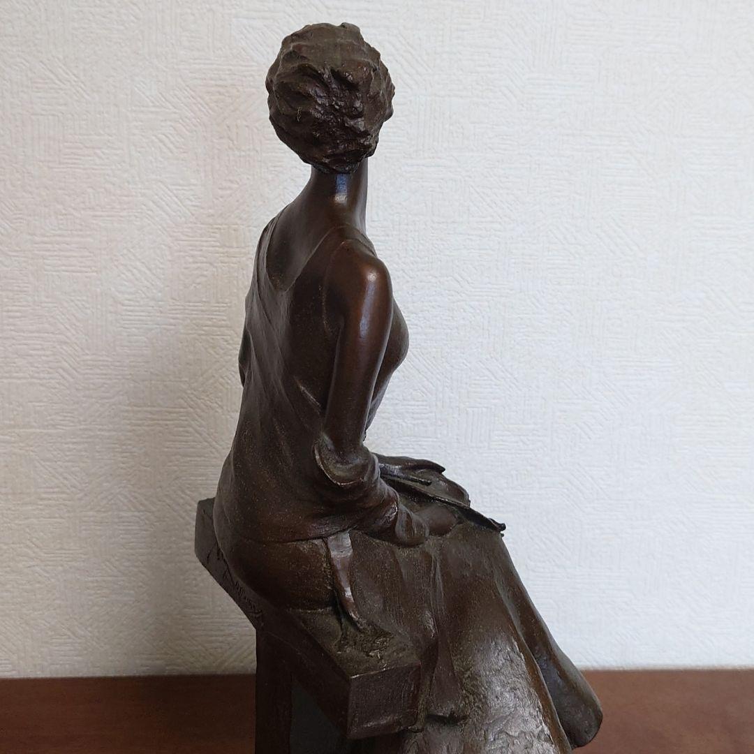 ブロンズ彫刻像：風はこぶ夢【作：大道寺光弘】