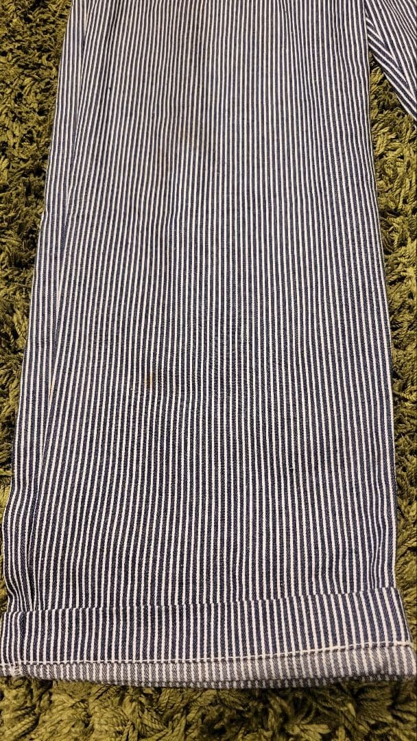 パンディエスタ ジャパン　つなぎ　刺繍　ヒッコリー