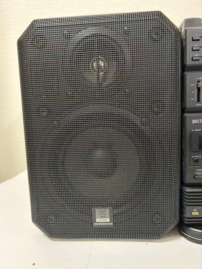 SHARP シャープ CD-X17-BK ミニコンポ CD カセット　ジャンク品