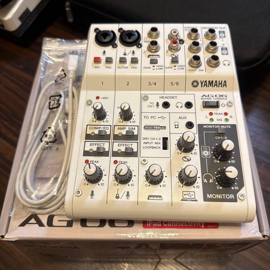 YAMAHA AG06 USBオーディオインターフェイス