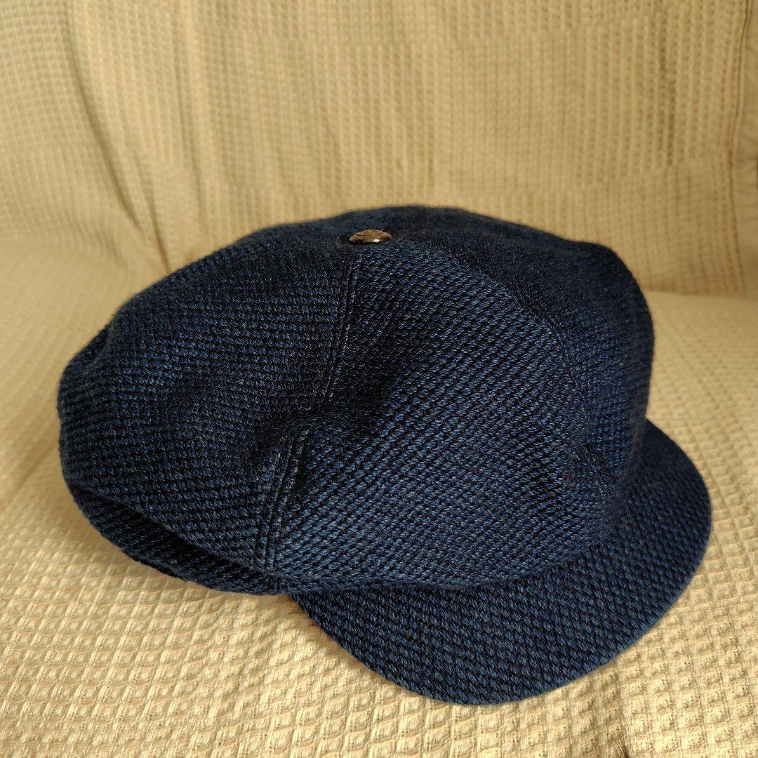 PORTERCLASSIC　ポータークラシック　ダークブルー キャスケット