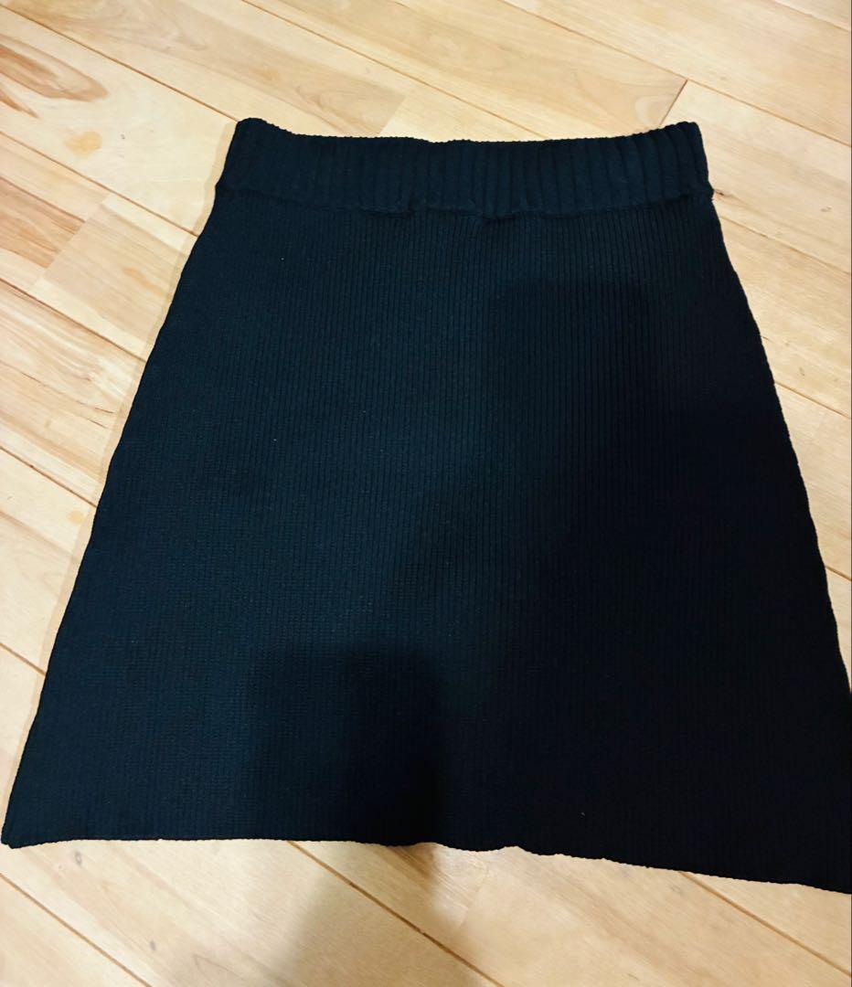 クローイページ 未使用 WCJ インナー付きリブニットスカート
