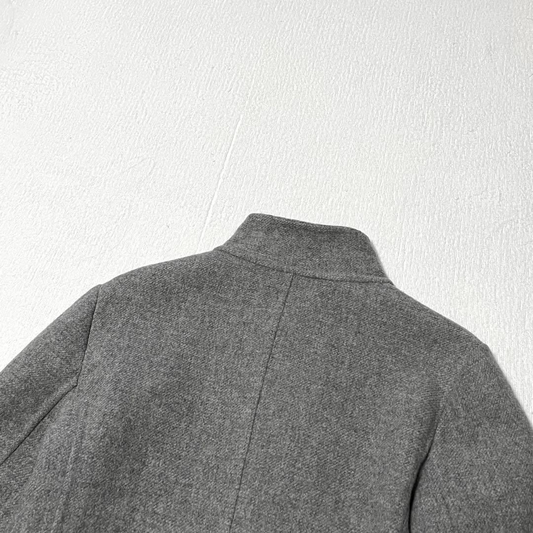 美品 ヘルノ HERNO イタリアウール テーラード ジャケット 44 グレー