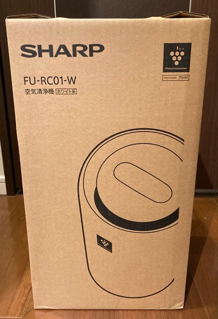 SHARP 空気清浄機 FU-RC01-W プラズマクラスター　2025