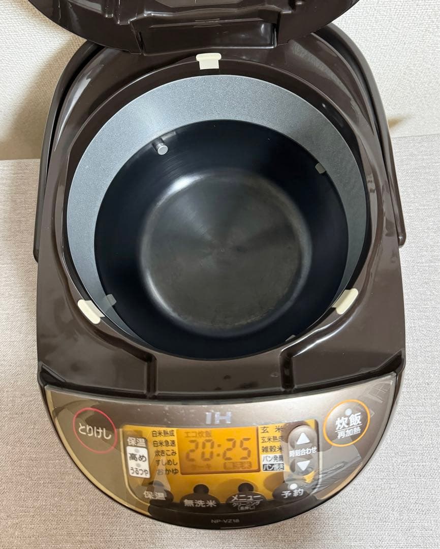 象印 極め炊き IH炊飯ジャーNP-VZ18 動作保証
