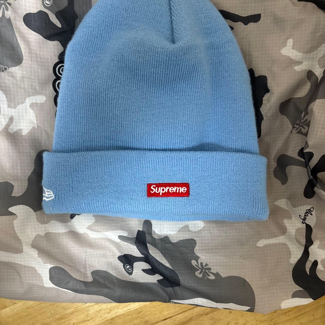 Supreme 水色 ニット帽