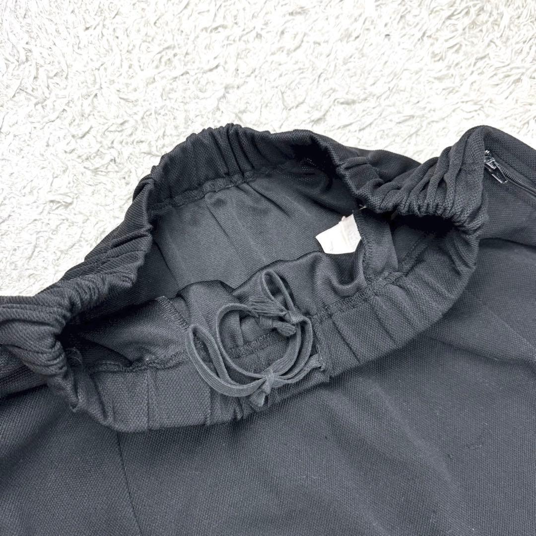 コムデギャルソン ポリエステルジャージー サルエルパンツ 2005年 ブラック